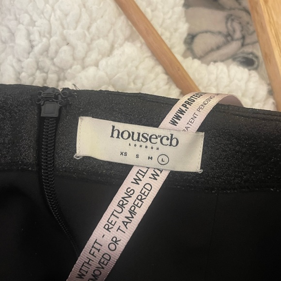 House of CB Eevi Black Sparkle Corset Dress - Picture 5 of 6